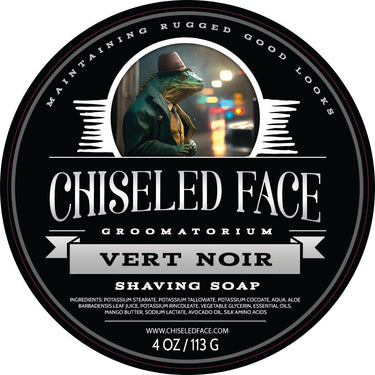 Vert Noir - Shaving Soap - Chiseled Face